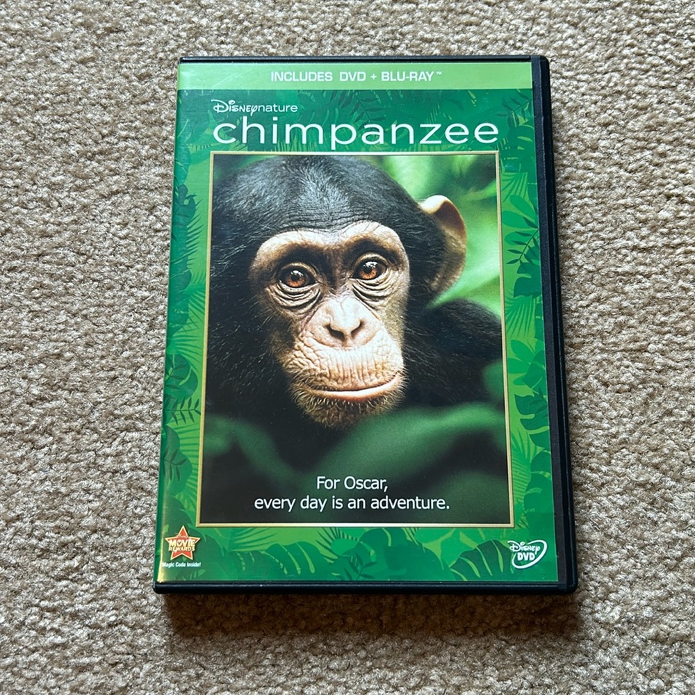 Disney nature chimpanzee two disc DVD blu ray